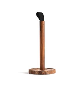 Soporte para toallas de papel de granja, madera de acacia, Marrón mediano - Product Image 1