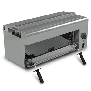 Grill salamandre commercial |   Grill suspendu en acier inoxydable poli avec revêtement autonettoyant pour cuisines à haute température - Product Image 3