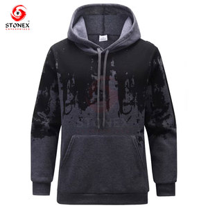Sweat à capuche pour homme de haute qualité, élégant, d'hiver, avec impression personnalisée, design surdimensionné, streetwear décontracté, en molleton de coton - Product Image 1