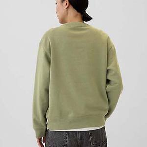 Sweatshirts pour femmes sur mesure 100% coton respirant décontracté Streetwear solide léger Quickdry Sweatshirts Logo personnalisé - Product Image 6