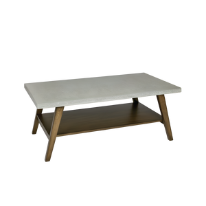 Tendencia 2025: Mesa de Centro Moderna de Concreto con Base de Acero, Tamaño Personalizable - Product Image 4