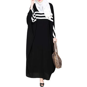 Solid Color Black Sleeveless <b>Islamic</b> <b>Clothing</b> Muslim Hijab Women Abaya/Printed Muslim Casual Dress Plus Size Spring High-quality - Product Image 1