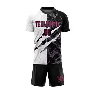 Uniforme de Entrenamiento de Fútbol Enfocado en el Rendimiento, con Camiseta y Pantalones Cortos de Fútbol Sublimados Ligeros - Product Image 1