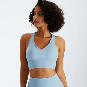 Nouveau Soutien-Gorge de Sport Réversible Sans Armature Couleur Bonbon Grande Taille 2026 pour Femme, Personnalisable avec Logo, Dos Nu, pour Yoga - Product Image 4