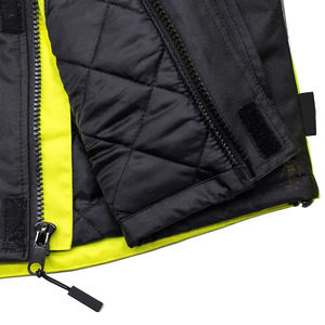 Custom Company Logo Safety Jacket High Visibility <b>Reflective</b> Compliance Standard, Winter Thickened Safety Workers Jacket - Product Image 6