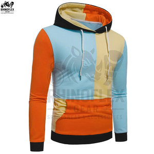 Sudaderas con capucha de hombre mezcladas de algodón básicas de alta calidad personalizadas Diseños de invierno Premium con logotipo propio Nuevas sudaderas con capucha de hombre teñidas lisas - Product Image 2