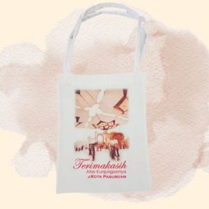 Impresión personalizada evento recuerdo bolsa con Ciudad histórica para dar regalos - Product Image 5