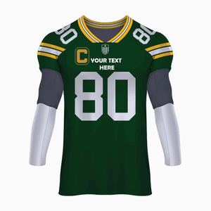 Maillot de football américain par sublimation respirant vente en gros usine personnalisée Oem Odm haute performance pour les clubs et les sports - Product Image 5
