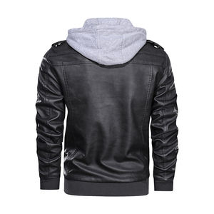 Chaqueta de cuero para hombre, proveedor al por mayor, fábrica OEM, logotipo personalizado, piel auténtica, prendas de vestir exteriores para motocicleta, chaqueta de motorista a la moda - Product Image 6