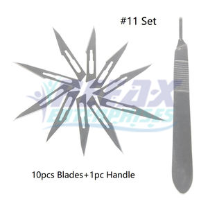 Poignées et lames de scalpel réutilisables en acier inoxydable REEAX ENTERPRISES pour la chirurgie oculaire – Instruments chirurgicaux de haute qualité - Product Image 1