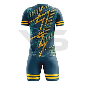 Ensemble de maillots de football personnalisés, sublimation de la conception de votre équipe club uniforme de football impression gratuite logo vêtements d'équipe de football - Product Image 2