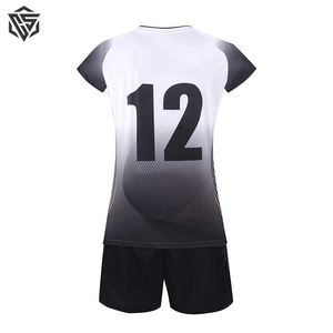 เครื่องแบบวอลเลย์บอลวัสดุโพลีเอสเตอร์คอกลมไม่มีแขนเสื้อสามารถระบายอากาศได้ดี - Product Image 2