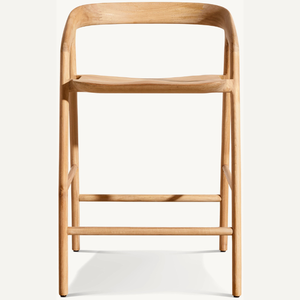 เก้าอี้เดี่ยวทำจากไม้สักสำหรับนั่งคาเฟ่หรือร้านอาหารสไตล์โมเดิร์นเรียบง่ายสำหรับการใช้งานในร่มหรือกลางแจ้งทนต่อสภาพอากาศ - Product Image 6