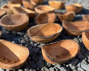 Porte-savon en bois durable de luxe pour salle de bain et évier de cuisine, support à savon écologique avec plateau d'égouttement - Product Image 4