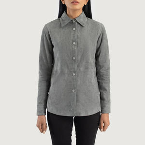 Veste en cuir pour femmes tendance en cuir souple Vêtements d'extérieur de qualité supérieure Logo personnalisé Parfait pour les marques de distributeur - Product Image 4
