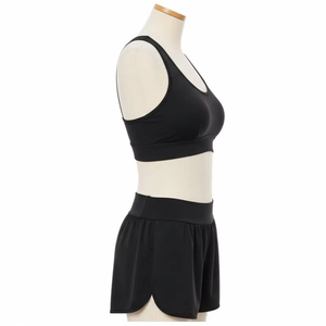 Sujetador Deportivo de Secado Rápido, Nailon y Elastano, Ajuste Elástico, Corte Automatizado, Suave, Transpirable, con Soporte, Ropa Deportiva para Mujer, Gimnasio, Entrenamiento - Product Image 4
