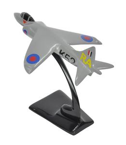 Modèle réduit d'avion Sea Harrier en métal moulé sous pression à l'échelle 1:100, souvenir, cadeaux, best-seller, décoration de table, objet d'intérieur, accessoire de maison - Product Image 3