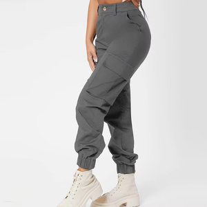 Nueva moda 2205 cómodos pantalones de chándal transpirables de secado rápido Pantalones de mujer cómodos pantalones Cargo informales al por mayor - Product Image 2