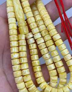 Resina ámbar musulmán Rosario Tasbih cuentas amarillas hecho a mano Rosario Tasbih Venta de cuentas - Product Image 6