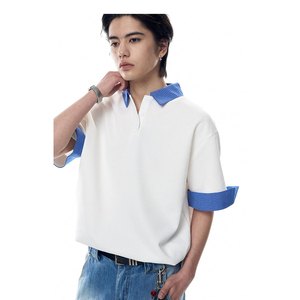 เสื้อโอเวอร์ไซส์สำหรับผู้ชายผ้าโพลีเอสเตอร์/ ผ้าฝ้ายระบายอากาศได้ดีสวมใส่สบาย - Product Image 2