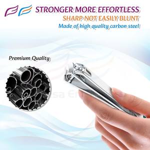 Meilleur coupe-ongles en acier inoxydable, vente en gros, coupe-ongles pour manucure et pédicure, logo personnalisé pour extensions de cuticules par Bahasa Pro - Product Image 4