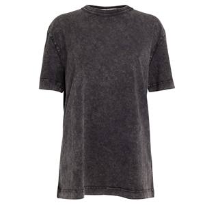 Top corto lavado con ácido transpirable, camisetas para mujer, tops cortos de cuerpo corto para mujer, camisetas de bebé en blanco de gran tamaño, camisetas recortadas - Product Image 6