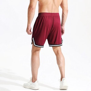 Pantalones cortos deportivos de baloncesto para hombre, pantalones cortos de gimnasio de secado rápido de malla para hombre, informales, transpirables - Product Image 3