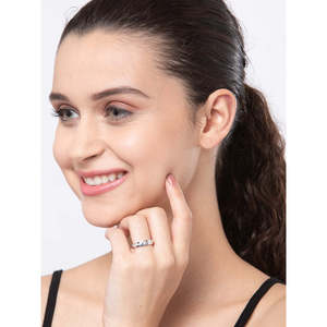 Anillos de Plata de Ley 925 de Primera Calidad para Mujer, con Zirconia y Oro de 18K, Clásicos, Religiosos, para Compromiso y Boda - Product Image 3