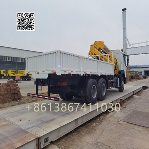 Cnhtc sinotrik Howo 6 x4 z1257v4647b1 יורו 2 340-380hp משאית מטען עם מנוף מתקפל - Product Image 5