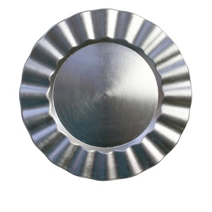 Assiette de chargeur de service de salade de nourriture pour la maison ustensiles de cuisine assiette de service moderne élégante forme arrondie assiette de chargeur de serveur de nourriture - Product Image 6
