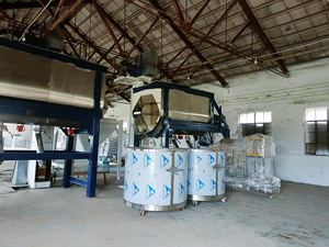 Mélangeur de ruban horizontal industriel de type O en acier inoxydable poudre sèche bricolage bombe de bain mélange de savon poudre sèche de haute qualité horizontale - Product Image 2