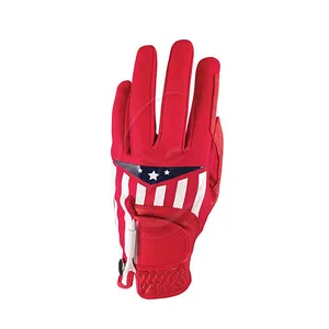 Sarung tangan Golf kulit Cabretta Amerika gesek nol pegolf Universal, sarung tangan produsen pakaian