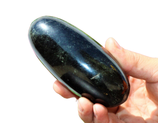 Best Quality Hot Sale Natural  Black Obsidian Stone Metaphysical Energy Hand Made Lingam  Shiva Lingam