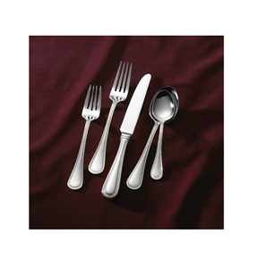 Juego de cubiertos de acero inoxidable de grado alimenticio superior, cubiertos de boda barrocos, tenedor de acero con espejo y mango tallado - Product Image 4