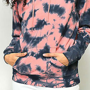 Sudaderas con capucha de mujer sublimadas altas Jersey de manga larga en cuello con capucha de poliéster con patrón impreso de talla grande para el invierno - Product Image 3