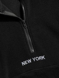 Sudadera de Hombre de Alta Calidad, Personalizada, de Corte Holgado, de Forro Polar Suave, con Diseño Moderno Bordado de Nueva York, Ropa Urbana de Moda 2024 - Product Image 3