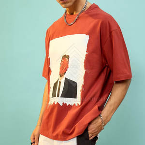 T-shirts de travail de couleur unie imprimés de haute qualité, écologiques, à séchage rapide, respirants, en polyester/coton, design personnalisé à bas prix - Product Image 2