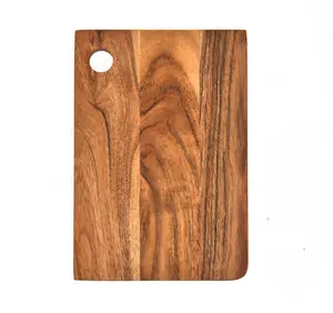 Tabla de cortar de madera rectangular, ecológica y duradera, con acabado liso para uso diario, disponible a granel - Product Image 4