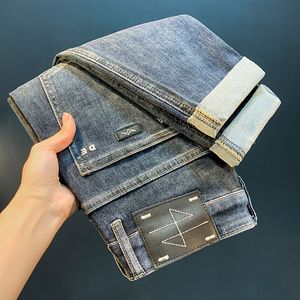 Jeans para Hombre de Tallas Grandes al por Mayor, Corte Clásico Ajustado y Recto, Listos para Enviar, Vaqueros Casuales a la Moda, Lavados, Lisos, de Primavera - Product Image 4