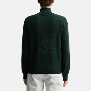 Sweat-shirt à col zippé pour homme, best-seller, 100% coton, couleur unie, manches longues, séchage rapide, fermeture éclair, automne - Product Image 4