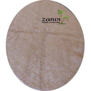 Tapis shaggy indien noué à la main, unique en son genre, 8' x R - Product Image 1