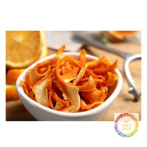 Natural Dried Orange Peel Premium Citrus Peel Cuts for Tea Brewing, Herbal Infusions, Cooking Seasonings High Grade Bulk - Product Image 4