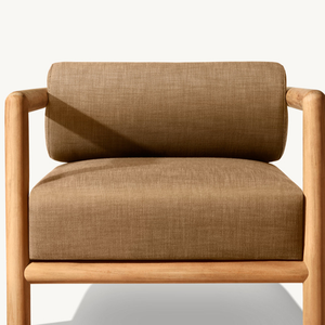 Conjunto de Sofás de Madera de Teca para Exteriores, Diseño Moderno, Resistente a la Intemperie, Asientos de Jardín para Hotel, Patio, Piscina, Muebles de Resort - Product Image 3