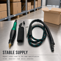 Ensemble de meuleuses pneumatiques à ultrasons, polisseuses à air comprimé, micro-outils d'angle pour le finissage des moules