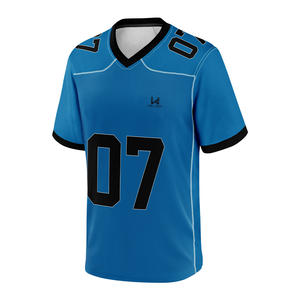 Maillot de football à manches courtes de haute qualité W4G avec logo personnalisé, couture premium, pour hommes, avec tissu respirant et évacuant l'humidité - Product Image 3