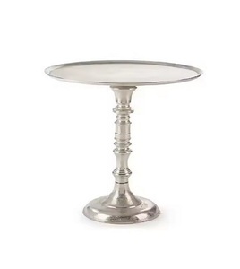 Mesa de metal de calidad superior diseño creativo hecho a mano al por mayor mesa auxiliar de lujo mesa de metal de aluminio para Decoración - Product Image 1