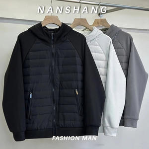 Vestes d'hiver matelassées pour hommes, parkas chaudes et pliables pour l'extérieur, vente en gros - Product Image 3