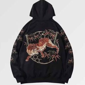 Embroidery <b>hoodie</b> stylish unisex cotton <b>fleece</b> <b>hoodie</b> casual streetwear oversized pullover embroidered fashion <b>hoodie</b> warm - Product Image 5
