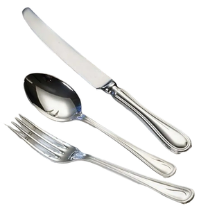 Ensemble de couverts en acier inoxydable au design moderne avec finition miroir, parfait pour les mariages et les couverts Vaisselle de table Événements - Product Image 6