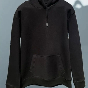 Sweat à capuche unisexe de haute qualité 100 % coton épais 400 g/m² coupe oversize épaules tombantes sans cordons numérique ODM uni automne - Product Image 2